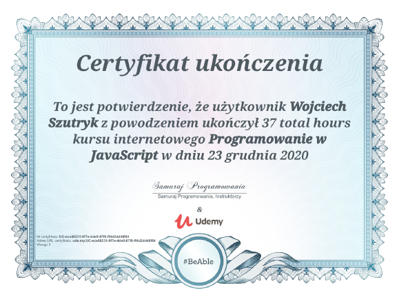 certificate 5